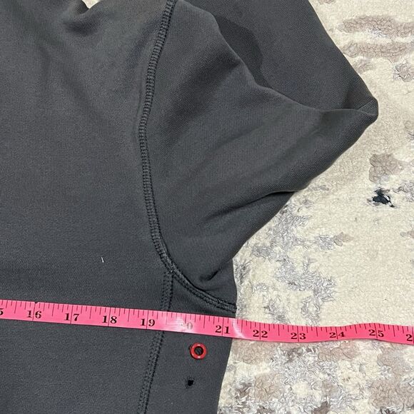 Victory Motorcycle Sweatshirt Mens S Gray Riding Zip Up Mock Neck Jacket - Picture 11 of 13